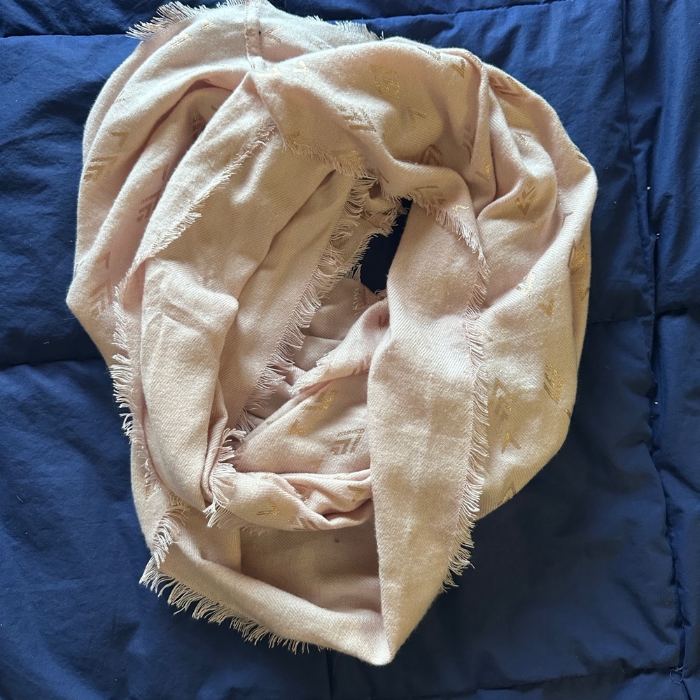 Pink and Rose Gold Women’s Infinity Scarf